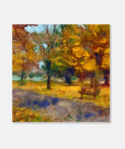 Tableau peinture de paysage