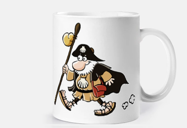 Mug pèlerin marchait and o