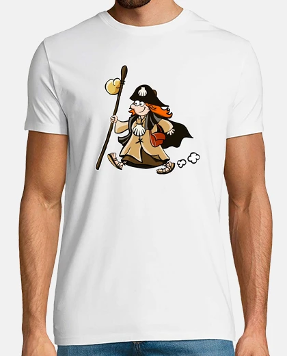 Tee-shirt pèlerin marchant