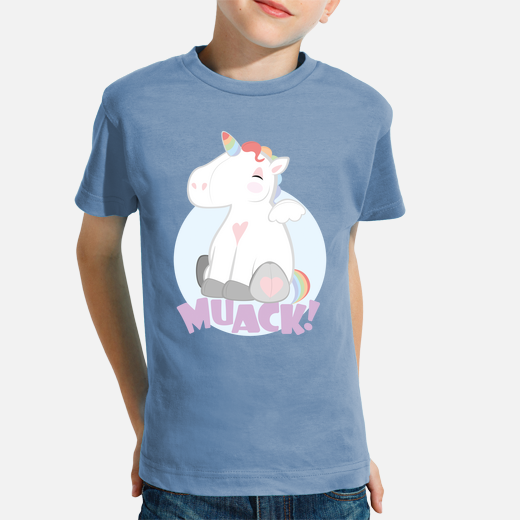 peluche unicornio - niña y niño