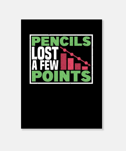Wall pencils lost some points stonks