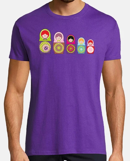 T-shirt pendientera bambole russe