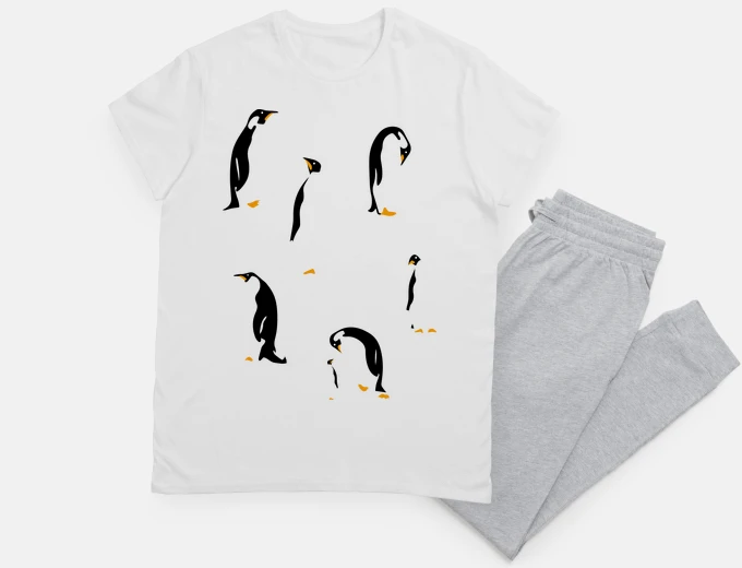 Pyjama penguin family