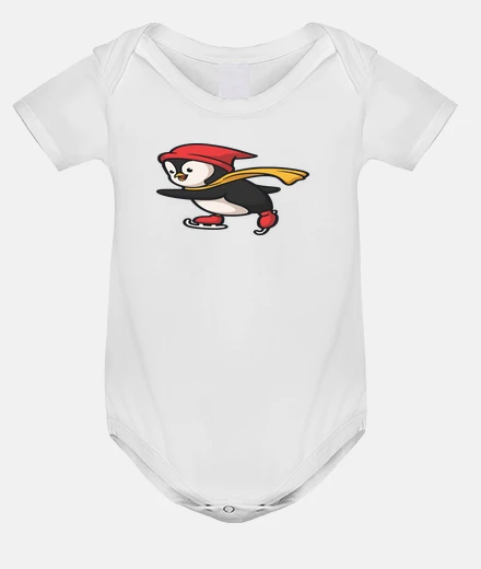 Kids penguin on ice skates
