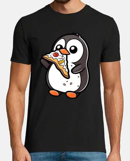 Playera penguin with pizza pizzeria