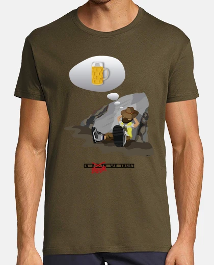 T-shirt pensare di birra