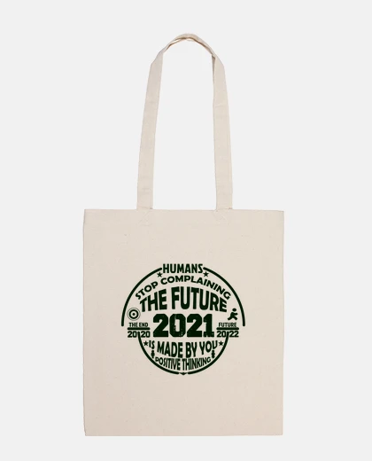 Sac pensée positive verte