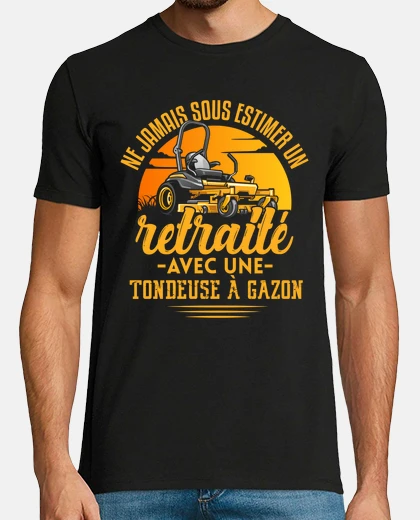 T-shirt pensionamento giardiniere erba