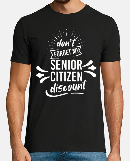 T-shirt pensionati senior dicendo