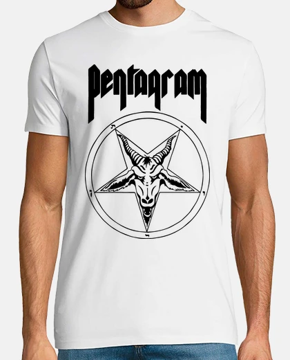 Camiseta Pentagram Logo White TS