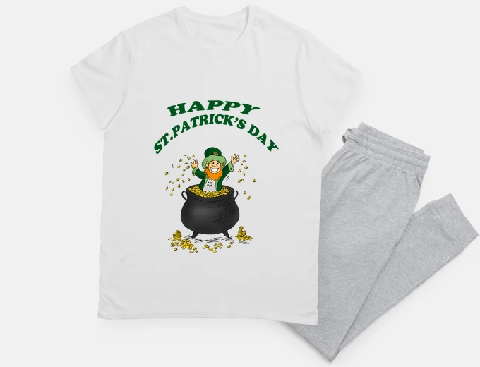 Pigiama pentola leprechaun di lettere d39oro di