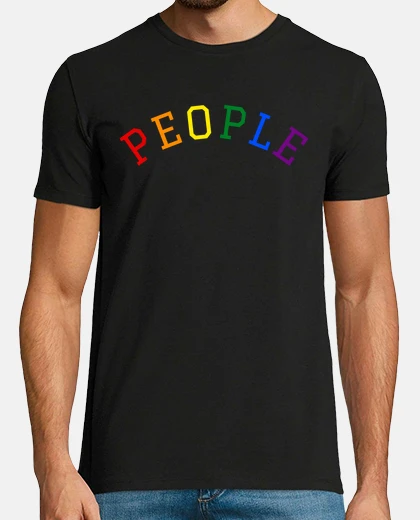 T-shirt PEOPLE LGBT Rainbow Colors