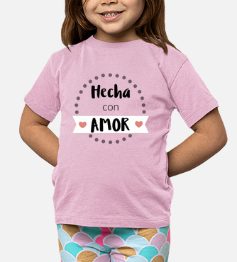 Camisetas niños peque hecha con amor | laTostadora