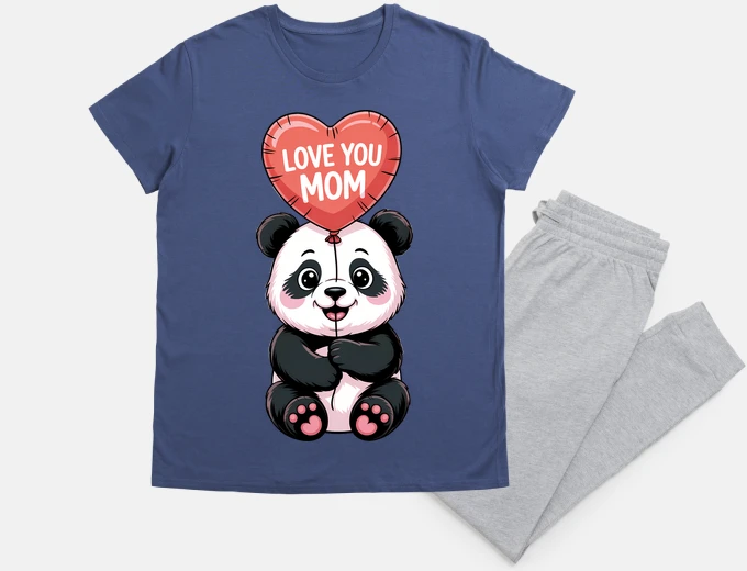 Pigiama per la mamma panda carina
