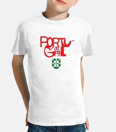 Abbigliamento per tugal t-t-shirt text shield