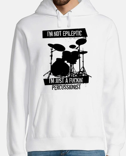 Hoodie percussionist &eacute;pileptique