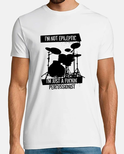 T-shirt percussionista epilettica