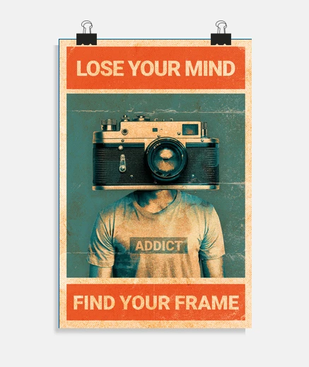 Poster perdi la testa trova la cornice