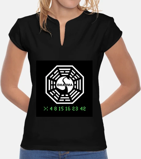 Tee-shirt perdus - numéros de dharma