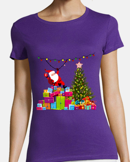 Tee-shirt arbre de noël t-shirt femme