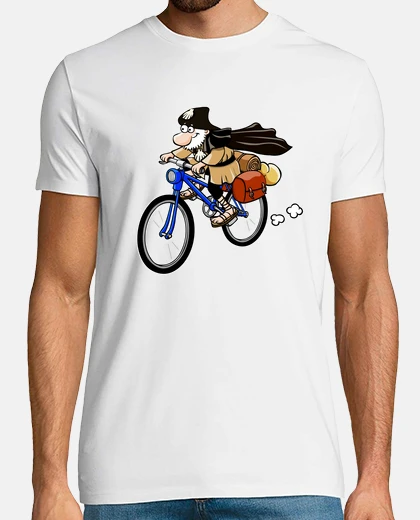 Playera Peregrino en bicicleta