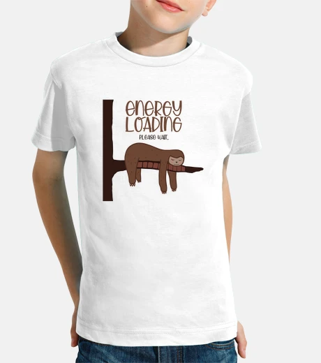 Ropa perezoso - carga de energía por favor e