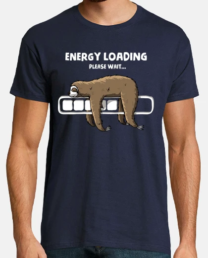 Camiseta perezoso a cargo