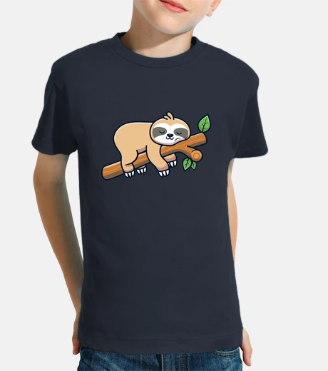 Ropa perezoso en una rama