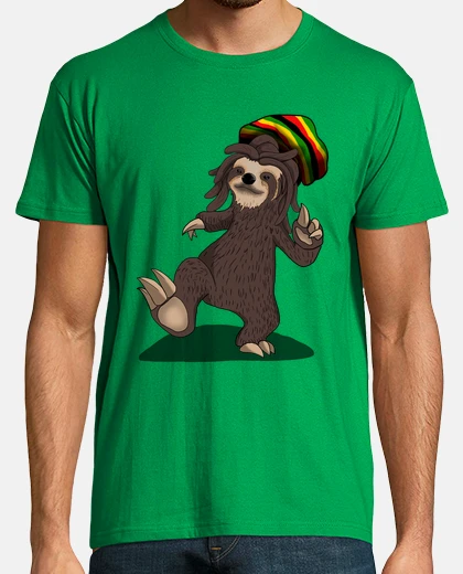 Camiseta perezoso rasta