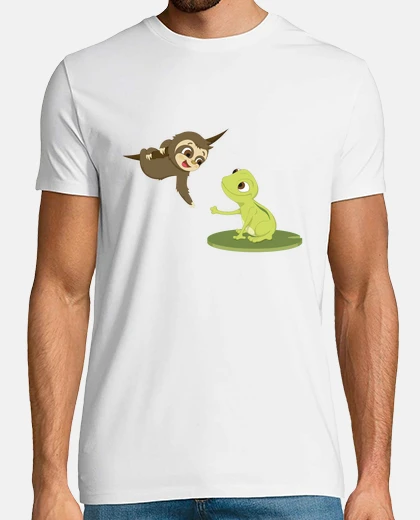 Camiseta Perezoso y Ranita