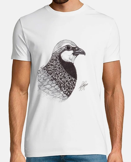 T-shirt pernice rossa
