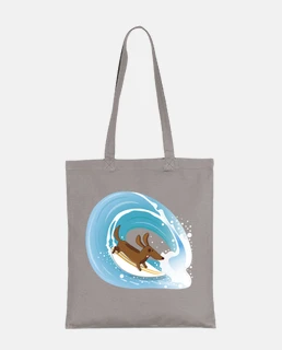 Perrito surfero
