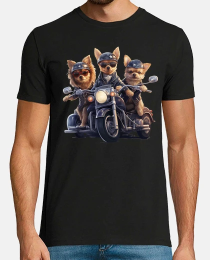 Camiseta Perritos. Los reyes de la carretera.