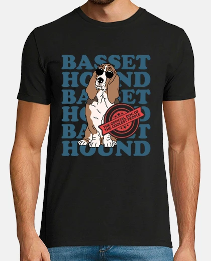 Camiseta perro basset hound de los más cool