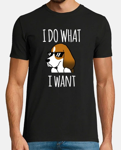 Camiseta Perro Basset Hound I Do What I Want