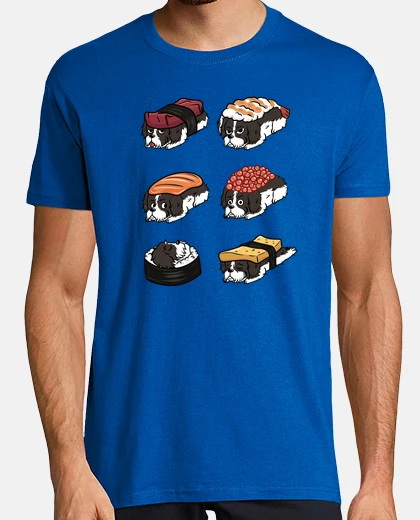 Camiseta Perro Bichón Habanero Sushi Nigiri