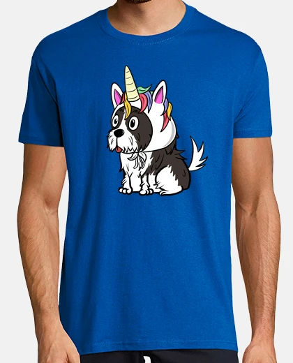 Camiseta Perro Bichón Habanero Unicornio