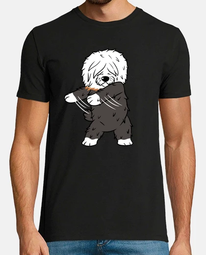 Camiseta Perro Bobtail Baile Hilo Dental
