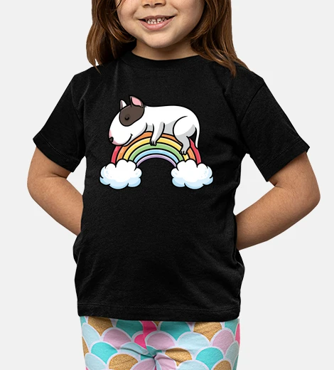 Ropa perro bull terrier miniatura arco iris