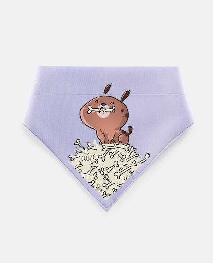 Mascotas Perro con muchos huesos