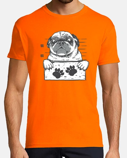 Playera Perro Doguillo En Cárcel