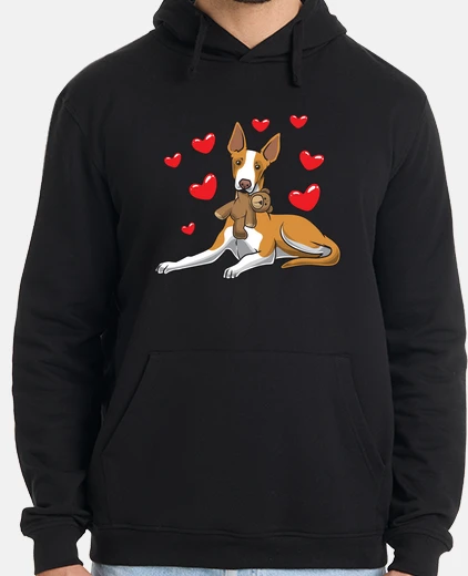 Sudadera perro podenco con peluche
