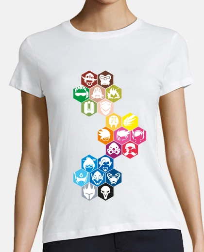 T-shirt personaggi overwatch colori