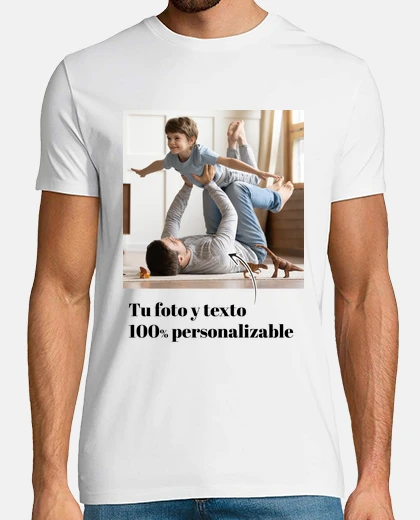 Playera Personaliza con foto y texto