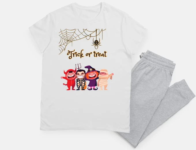 Pyjama personalized halloween pajamas, trick or treating