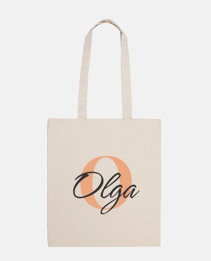 Bag personalized initial and name bag - o