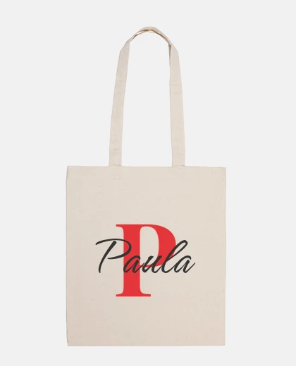 Bag personalized initial and name bag - p