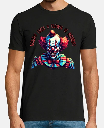 Tee-shirt personne n39aime un clown à minuit