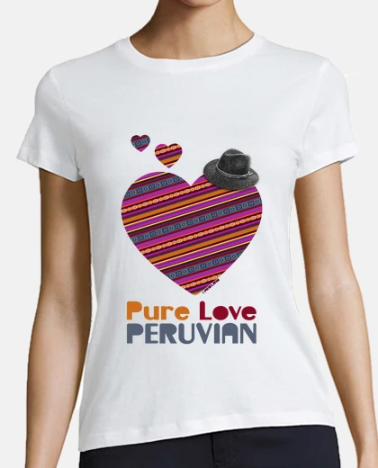 Tee-shirt péruvien de l'amour pur