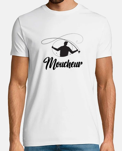 T-shirt pescatore a mosca